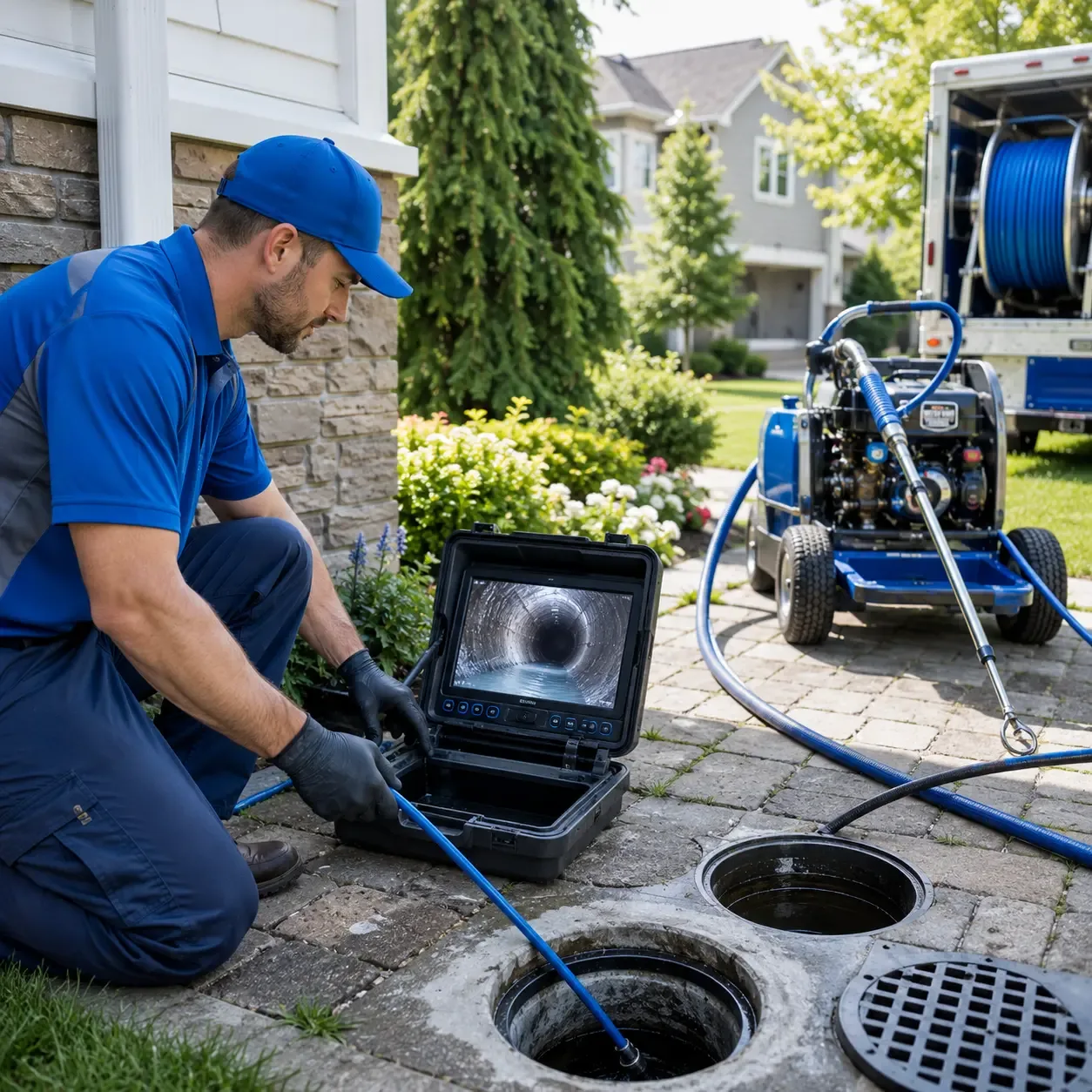 Outdoor drain cleaning professionals serving Quincy, MI