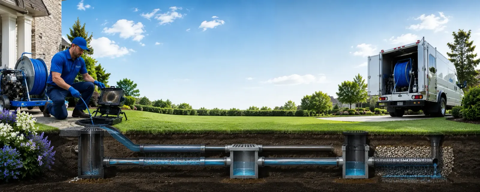Outdoor drain cleaning information for Quincy, MI